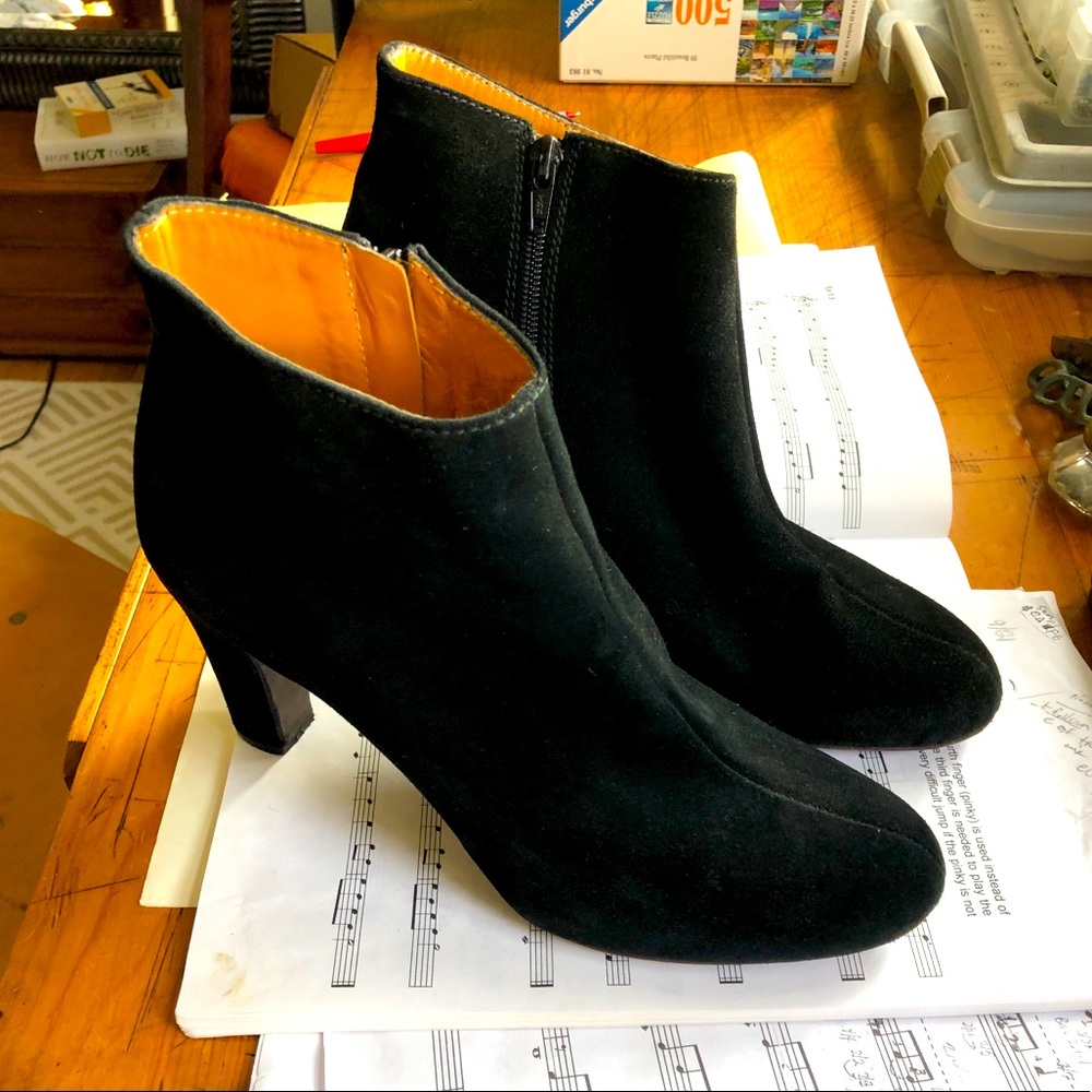 Suede High heeled booties